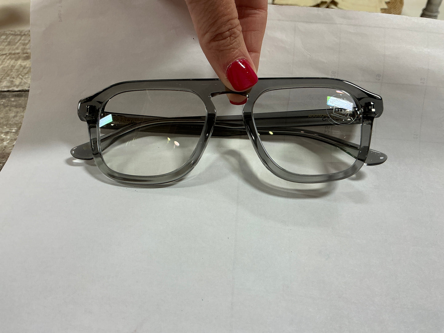 Addison crystal gray +1.5