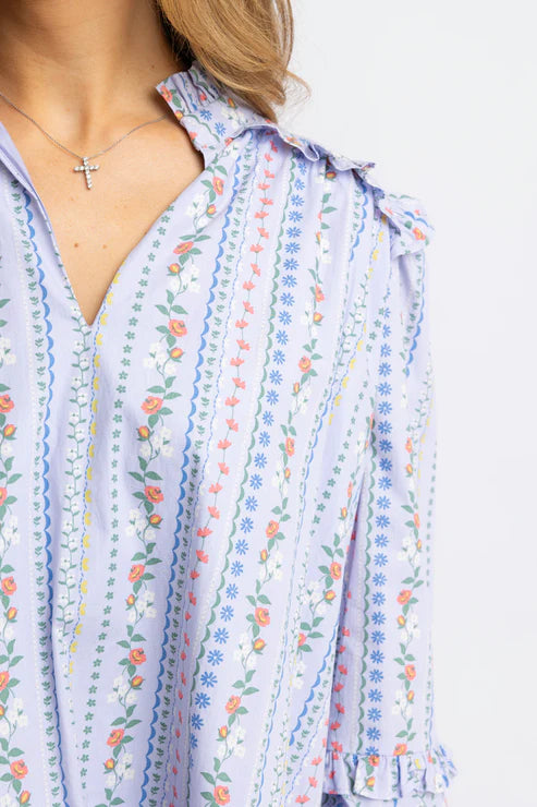 Floral French Dress