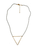 Triangle drop Necklace