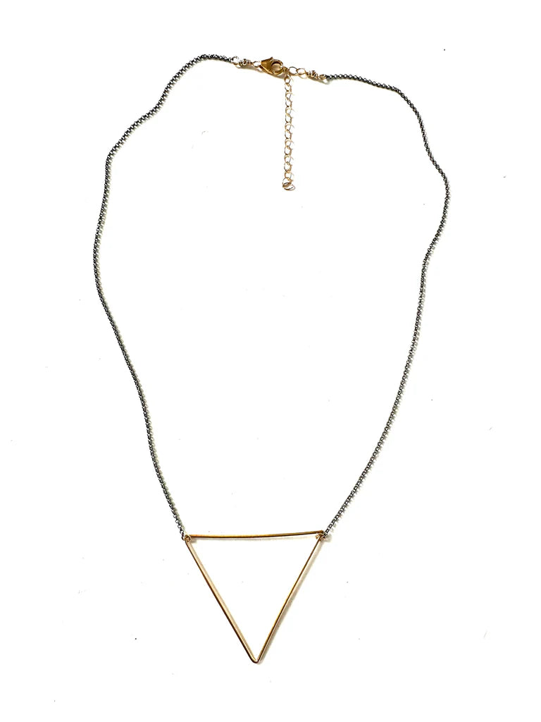 Triangle drop Necklace