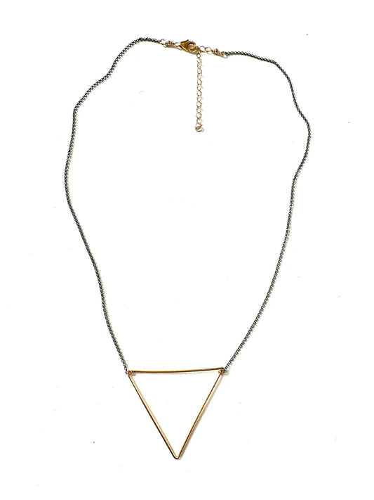 Triangle drop Necklace