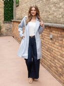 Lapel Collar Robe Coat