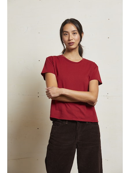 T68-harley - cotton short sleeve boxy crew tee