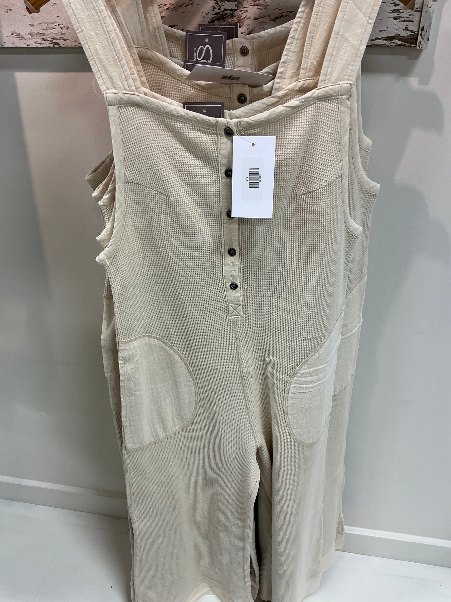 Washed Thermal Jumpsuit