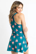 Poppy Athletic Vneck Kourtney Dress
