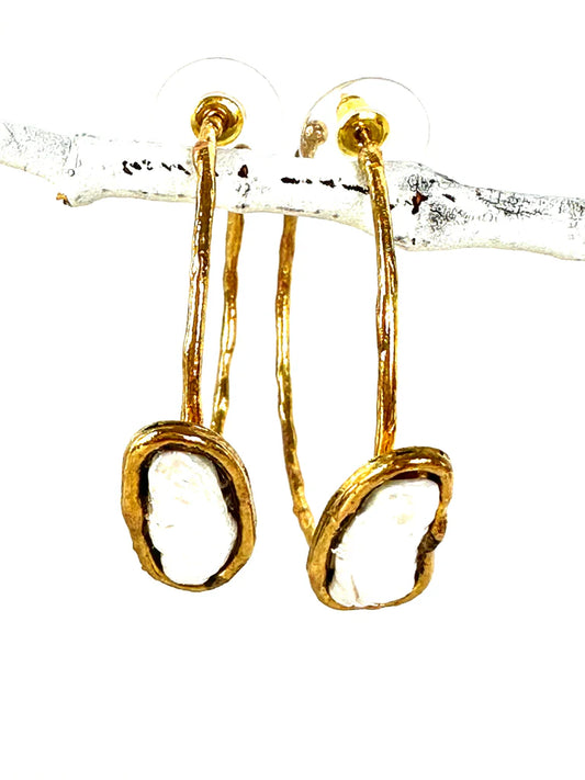 Pearl Hoops