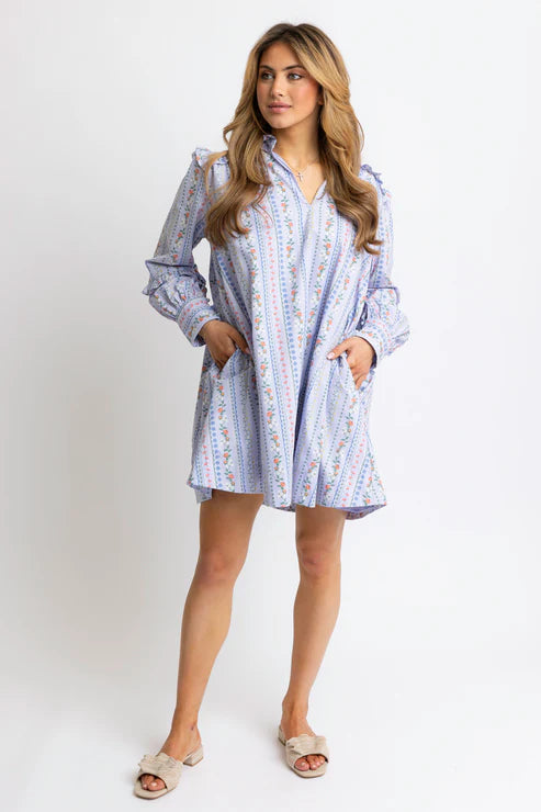 Floral French Dress