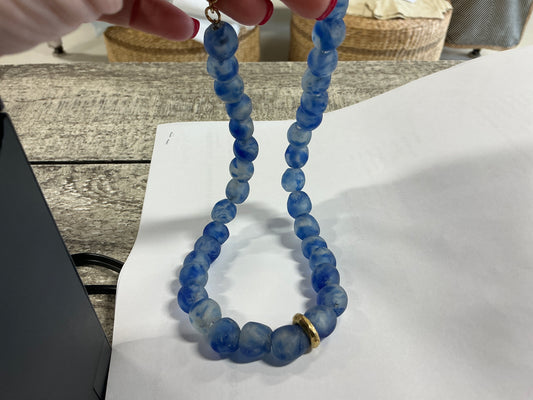 18” glass washer necklace