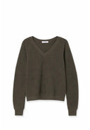 Ziggy V-neck dark olive