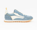 Toronto harbor blue tennis shoe