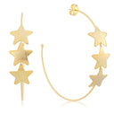 Silvina star hoop