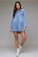 Jean Shirt Dress Oversized Fit