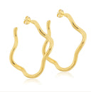 Wiggle Wiggle Hoops Shiny Gold