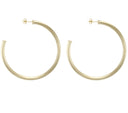 Everybody’s Favorite Hoops Brushed Gold