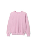 Ziggy Reverse Fleece Shrunken Crew Pink Sugar