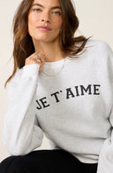 Je T’aime Raglan Crew
