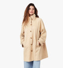 High Neck Trench Coat