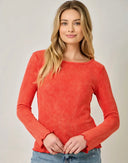 Washed Thermal Essential Top
