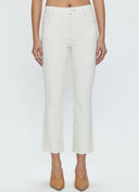 Pistola Lennon High Rise Crop in Sandstone