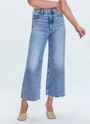 Pistola Lana Crop High Rise Ultra Wide Leg in Bistro