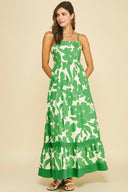 PINCH Floral Tiered Maxi Dress