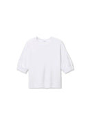 Perfect White Tee Effie French Terry SS Raglan in White
