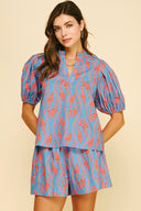 Pinch Botanical Print Blouse