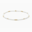 Erin Gray 2mm Newport Cotton + Gold Filled Bracelet 7inch