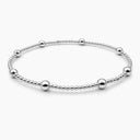 Erin Gray 2mm Sterling Silver Karma Bracelet 7inch