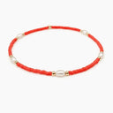 Erin Gray Game Day Pearl Orange and Gold Filled Bracelet