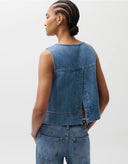 Pistola Rue Pop Over Swing Shirt in Sail Away
