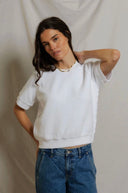 Perfect White Tee Kennedy Crew Neck Sweatshirt