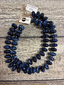 Gemelli Holly Necklace in Navy