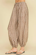 PINCH Geo Dot Print Harem Pant