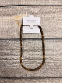 Farrah B Brown and Gold Beaded Necklace