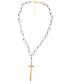 Rosary Cross Necklace