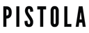 Black 'PISTOLA' logo on a white background